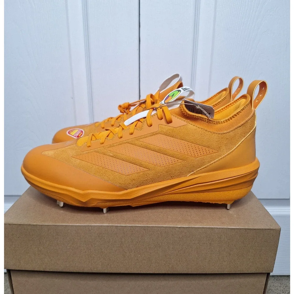 Adidas Adizero Impact Metal 2.0 BSB Somos Orange Baseball Cleats Sz 12.5 JS2979
